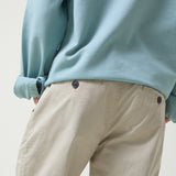 Pantalón Ligero con Cordón Beige