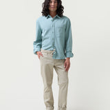 Pantalón Ligero con Cordón Beige