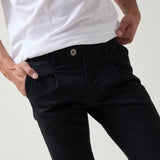 CHINO PANTS WITH PLEATS