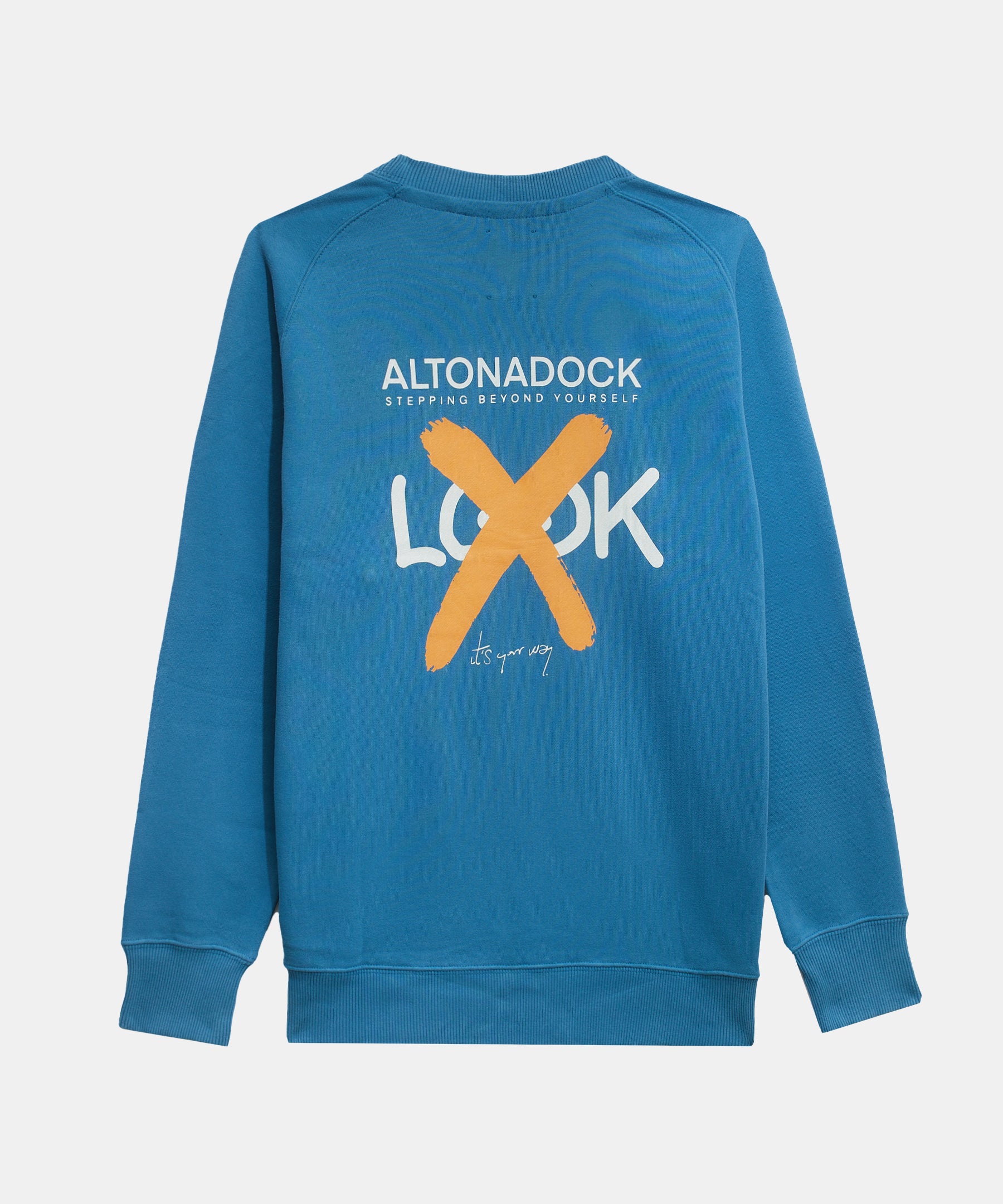 Blue Banana Sudadera Con Cruz En La Espalda Sudaderas Mujer Blue