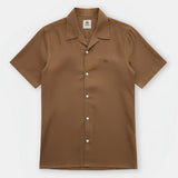 Camisa Short Sleeve Coast Camel