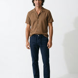 Camisa Short Sleeve Coast Camel