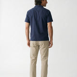 Camisa Short Sleeve Coast Navy