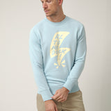 Sudadera Edge Point Azul Claro