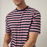 Camiseta Rayas Rosa