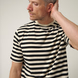 Camiseta Rayas Crudo