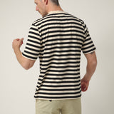 Camiseta Rayas Crudo