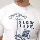 Camiseta Slow Life Blanca