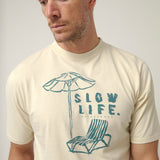Camiseta Slow Life arena