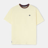 Camiseta Básica Cuello tricolor Amarillo