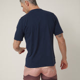 Camiseta Básica Logo Azul Navy