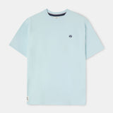 Camiseta Básica Logo Azul Claro