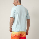 Camiseta Básica Logo Azul Claro