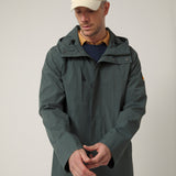 Chubasquero Capucha Elements Verde Grisáceo