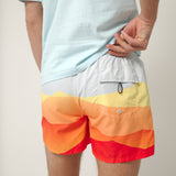 Bañador Sunset Waves Naranja