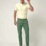 Pantalón Chino Verde Azulado