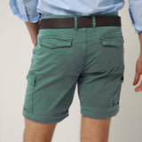 Pantalón Short Cargo Azul