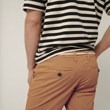 Pantalón Short Chino con cordón Camel