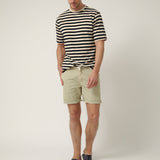 Pantalón Short Chino con cordón Beige