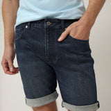Pantalón Short Denim Azul