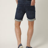Pantalón Short Denim Azul