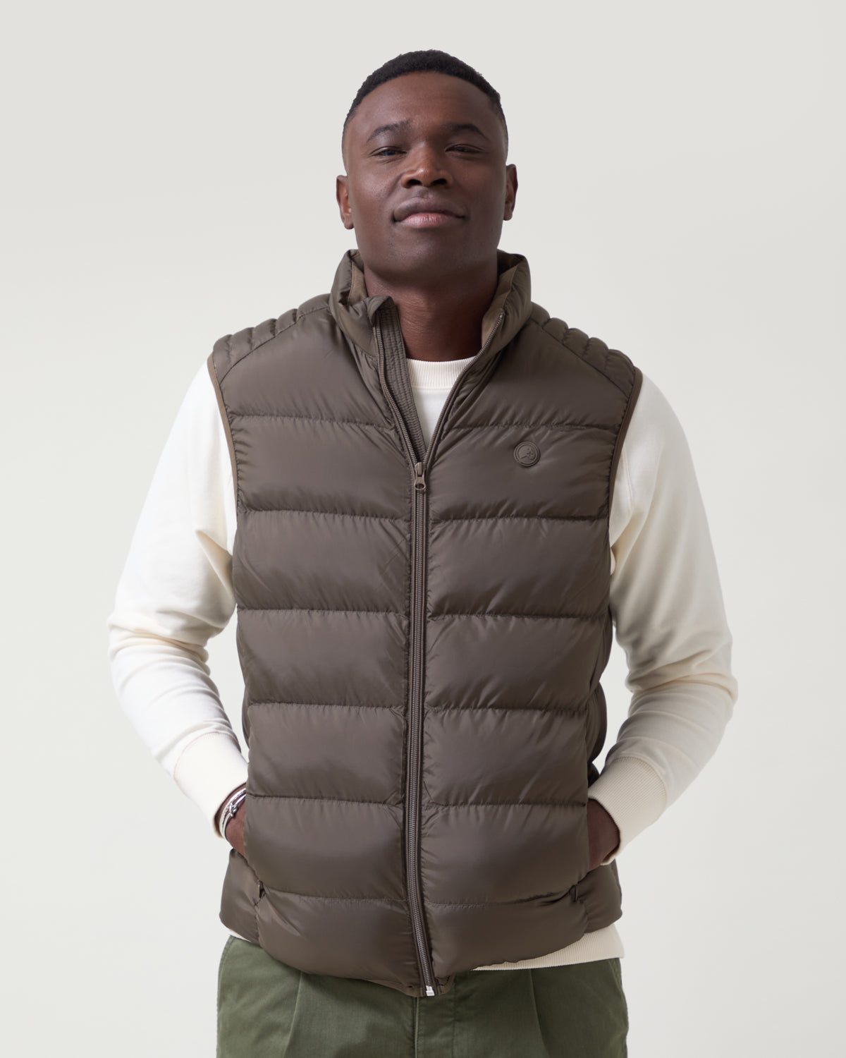 Chaleco marrón invierno