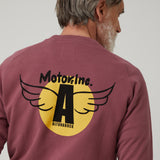 Sudadera Motors Inc. Granate