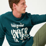 Sudadera Under The See Verde Océano