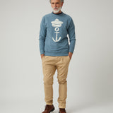 Sudadera Ancla Azul