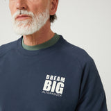 Sudadera Dream Big Azul Marino