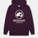Sudadera Hoodie Resistant Granate