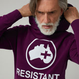 Sudadera Hoodie Resistant Granate