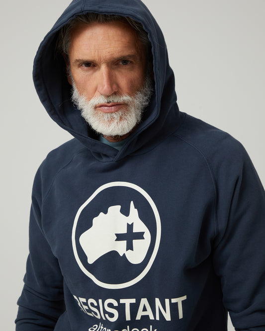 Sudadera Hoodie Resistant Azul Marino