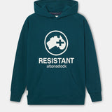 Sudadera Hoodie Resistant Verde Petróleo