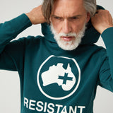 Sudadera Hoodie Resistant Verde Petróleo