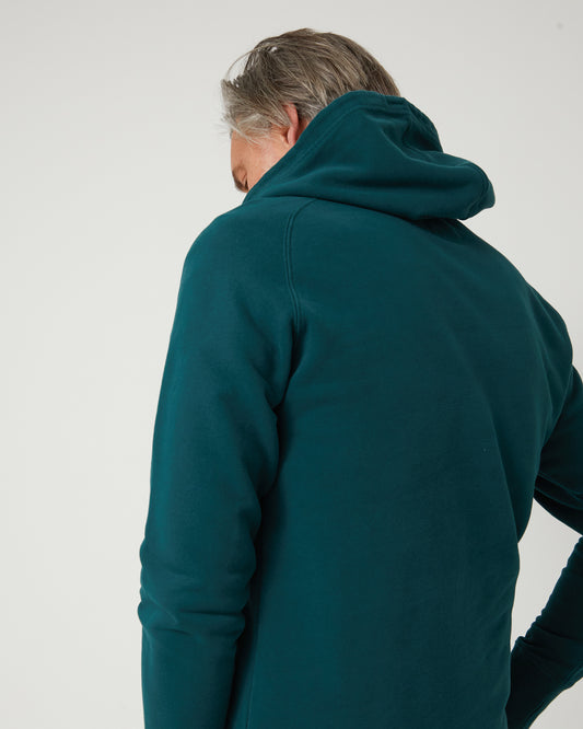 Sudadera Hoodie Resistant Verde Petróleo