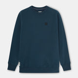 Sudadera Básica Logo Azul Marino