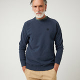 Sudadera Básica Logo Azul Marino