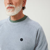 Sudadera Básica Logo Gris