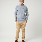 Sudadera Básica Logo Gris