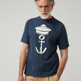 Camiseta Ancla Azul Marino