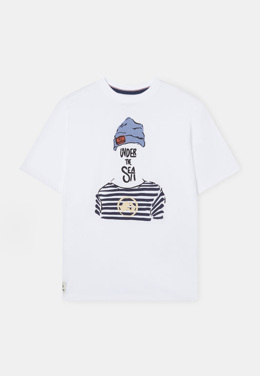 Camiseta Marinero Blanca