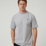 Camiseta Básica Logo en Gris