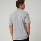 Camiseta Básica Logo en Gris
