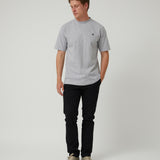 Camiseta Básica Logo en Gris
