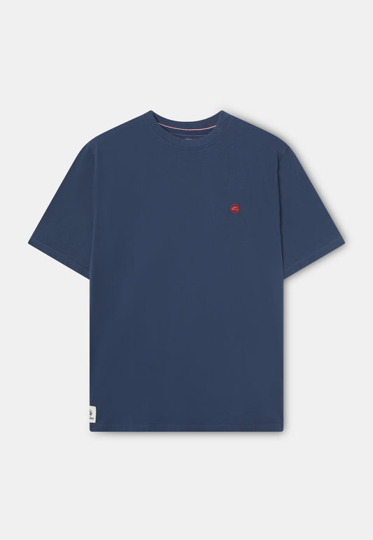Camiseta Básica Logo en Azul Marino