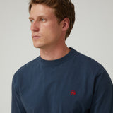 Camiseta Básica Logo en Azul Marino