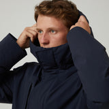 Abrigo Largo Azul Marino