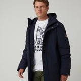 Abrigo Largo Azul Marino