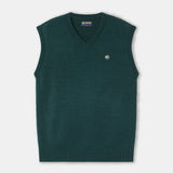 Chaleco Punto Verde Oscuro